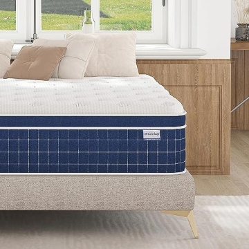 EEN EEN SLEEP 12 Inch Hybrid Queen Mattress Comfort