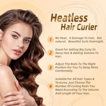Heatless Overnight Curling Rods for Salon-Quality Waves