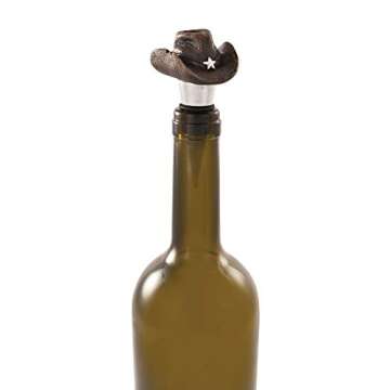 Foster & Rye Cowboy Hat Metal Stoppers, Set of 1
