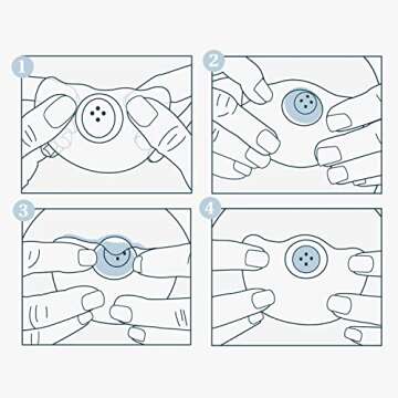 Ameda Washable Skin-to-Skin Nipple Shield for Breastfeeding, Ultra-Thin Flexible Silicone, Cut-Out 16mm