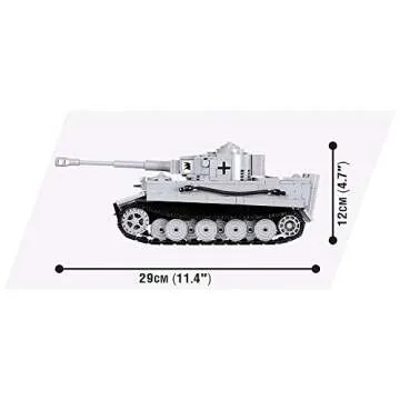 COBI World of Tanks Tiger 1 - Build & Play Soldier Figurine Set