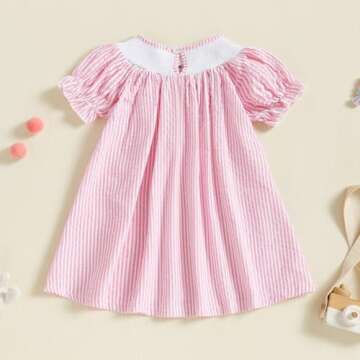 Charming YolanerBaby Toddler Girl Easter Bunny Dress