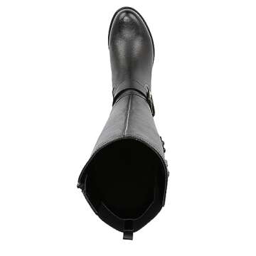 Naturalizer Jessie Black Leather Knee High Riding Boots