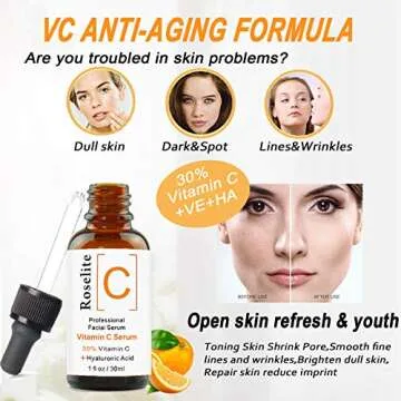 Vitamin C Serum with Hyaluronic Acid - Age-Defying Skincare