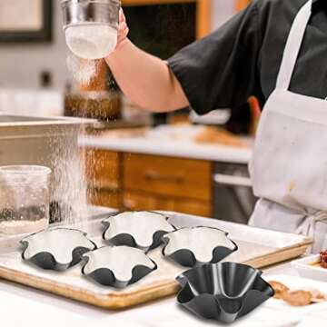 RUVINCE Taco Bowl Maker Nonstick Tortilla Shell 4-Pack