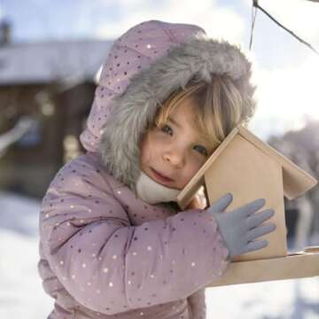 ONESING 6 Pair Baby Gloves Toddler Gloves Toddler Winter Gloves Kids Gloves Winter Stretchy Knit Gloves for Kids Boys Girls