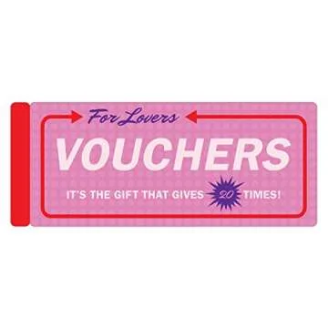 Knock Knock Vouchers for Lovers Fun and Romantic Coupon Book