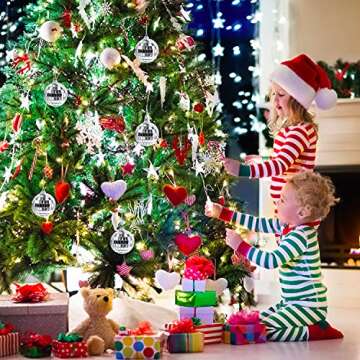 Rocutus 6 Pack Silver Hanging Disco Balls for Parties, Events, and Home Decors