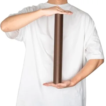 RUSPEPA Chocolate Brown Pearly Wrapping Paper for Events