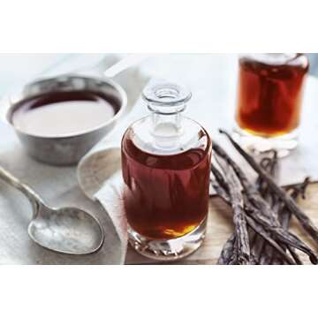 Organic Vanilla Extract - Made with Bourbon Madagascar Vanilla Beans - 4 fl oz – For Baking, Desse...