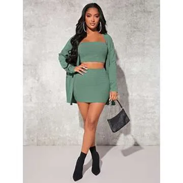 Stylish Verdusa 3 Piece Women's Outfit Set for Every Occasion