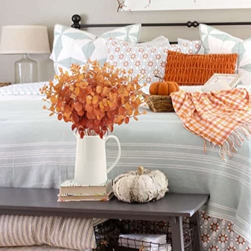 HUAESIN Artificial Eucalyptus Stems for Fall Decor