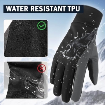 OZERO Winter Touchscreen Gloves for Cycling and Outdoor Activities