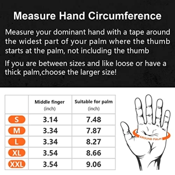 OZERO Winter Touchscreen Gloves for Cycling and Outdoor Activities