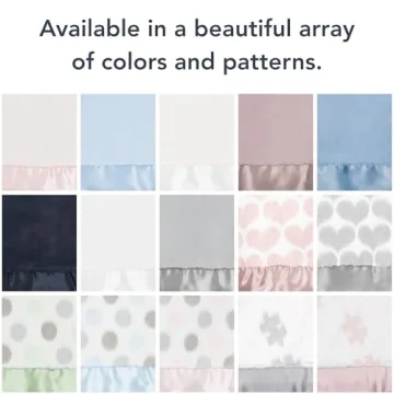 Little Giraffe Luxe Baby Blanket - Satin Trim - 29x35"