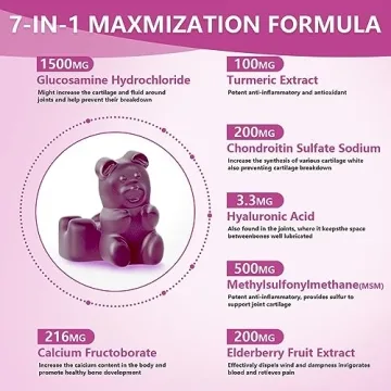 UPNEUTRI Sugar-Free Joint Support Gummies 1500mg