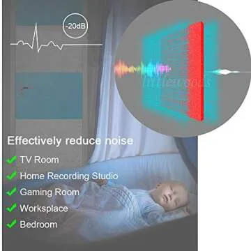 Yoillione Felt Bulletin Board for Wall: Large Cork Board for Office - Corkboard Tiles Self Adhesive - Black and White Pin Board Squares