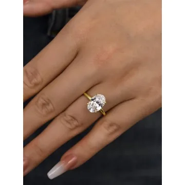 Effinny 3.5 Carat Engagement Ring - Stunning Diamond Alternative