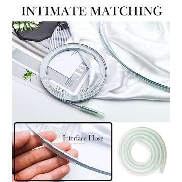 11 Yards Metal Boning for Sewing, Easy-to-sew Spring Steel Boning for Making Corsets/Wedding Dress/Costumes/Bridal Gowns/Lingerie/Swimwear/Handbags/Crafts/Decor Supplies(1/4" White)