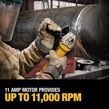 DEWALT 4.5" Angle Grinder, 11 Amp with Paddle Switch
