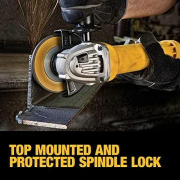 DEWALT 4.5" Angle Grinder, 11 Amp with Paddle Switch