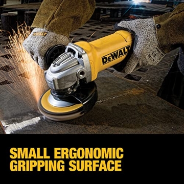 DEWALT 4.5" Angle Grinder, 11 Amp with Paddle Switch