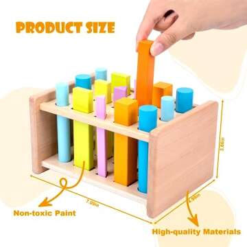 Montessori Shape Sorting Toys for Toddler Learning Fun