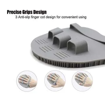 1 Pack Soft Silicone Shower Brush Body Wash Bath Exfoliating Skin Massage Scrubber, Dry Skin Brushing Glove Loofah, Fit for Sensitive and All Kinds of Skin