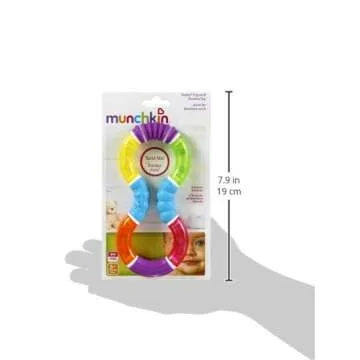 Munchkin® Twisty Figure 8 Baby Teether Toy, BPA Free, 6+ Months