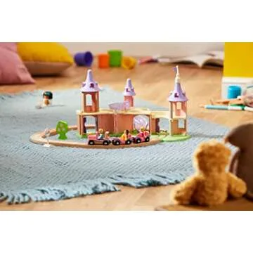 Brio Disney Princess Castle Set - Enchanting Wooden Train Adventure | Includes Classic Disney Prince...