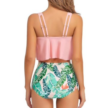 Stylish Edelqual Tankini Swimsuit with Tummy Control