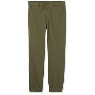 Amazon Essentials Slim-Fit Joggers for Men, Olive, Comfortable