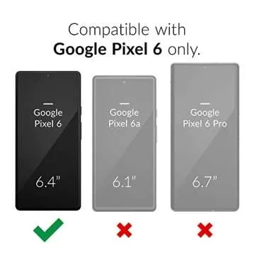 Crave Dual Guard for Google Pixel 6, Shockproof Protection Dual Layer Case for Google Pixel 6 - Fore...