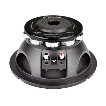 PRV AUDIO 6.5 Inch Midrange Speaker with Powerful Sound