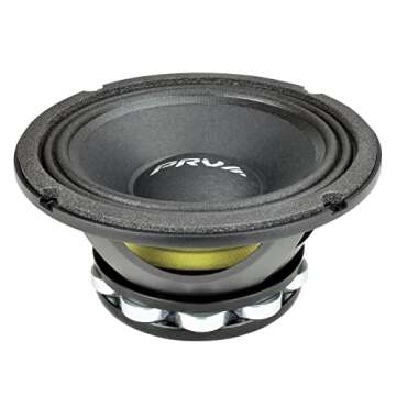 PRV AUDIO 6.5 Inch Midrange Speaker with Powerful Sound