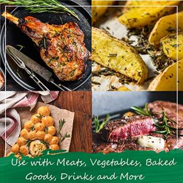 Eat Well Premium Foods Rosemary Leaves 16 oz, Premium Whole Dried Rosemary Leaves Bulk Pack, Dry Ros...