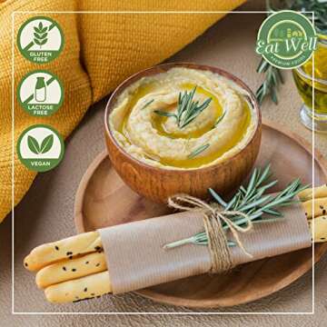 Eat Well Premium Foods Rosemary Leaves 16 oz, Premium Whole Dried Rosemary Leaves Bulk Pack, Dry Rosmarinus Officinalis 100% Natural Vegan Rosemary Seasoning Traditional Mediterranean Ingredients Dry Rosemary