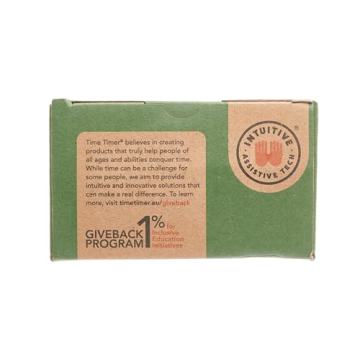 TIME TIMER Home MOD - 60 Minute Kids Visual Timer Home Edition - for Homeschool Supplies Study Tool, Timer for Kids Desk, Office Desk and Meetings with Silent Operation (Fern Green)