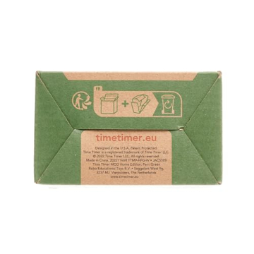 TIME TIMER Home MOD - 60 Minute Kids Visual Timer Home Edition - for Homeschool Supplies Study Tool, Timer for Kids Desk, Office Desk and Meetings with Silent Operation (Fern Green)