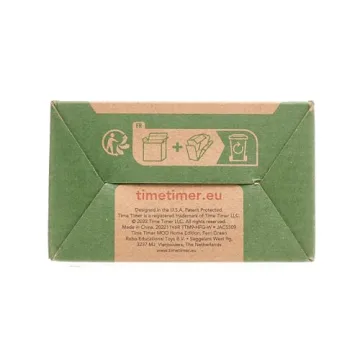 TIME TIMER Home MOD - 60 Minute Kids Visual Timer Home Edition - for Homeschool Supplies Study Tool, Timer for Kids Desk, Office Desk and Meetings with Silent Operation (Fern Green)