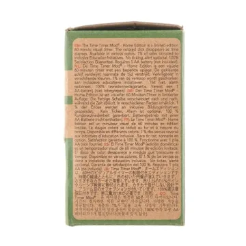 TIME TIMER Home MOD - 60 Minute Kids Visual Timer Home Edition - for Homeschool Supplies Study Tool, Timer for Kids Desk, Office Desk and Meetings with Silent Operation (Fern Green)