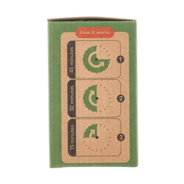 TIME TIMER Home MOD - 60 Minute Kids Visual Timer Home Edition - for Homeschool Supplies Study Tool, Timer for Kids Desk, Office Desk and Meetings with Silent Operation (Fern Green)