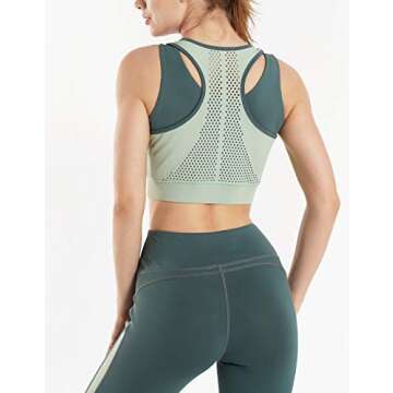 CALVES KELSON Women's 2 Piece Activewear Set - High Waist Leggings and Stretch Sports Bra Yoga Tracksuit Workout Outfits