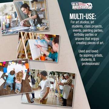 U.S. Art Supply Professional Unprimed Canvas Roll - 36"x6yd