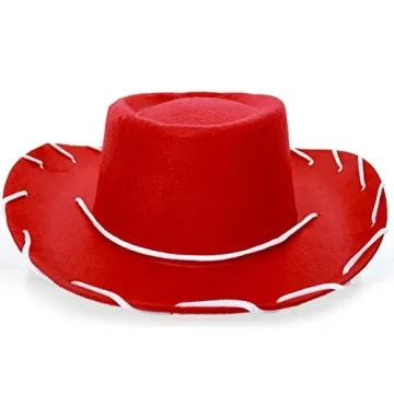 GiftExpress Red Cowboy Hat for Kids - Costume Accessory