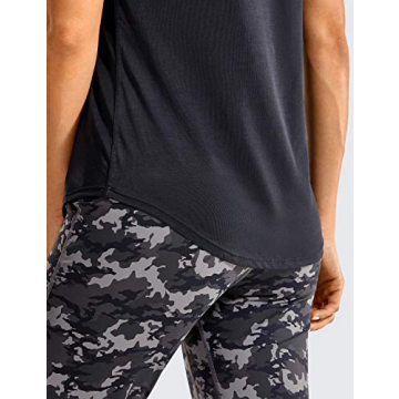 CRZ YOGA Pima Cotton Women's Short Sleeve Shirt