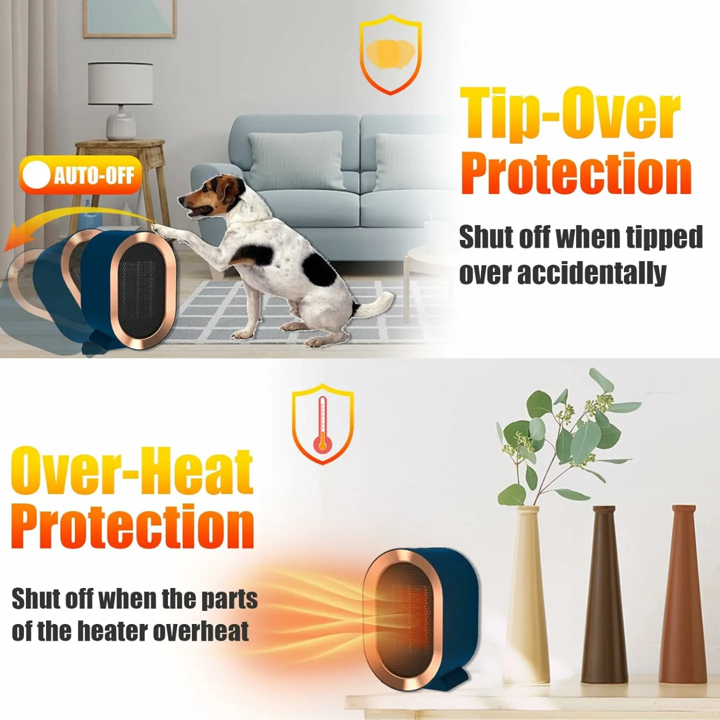 Top Mini Portable Electric Space Heater for Home