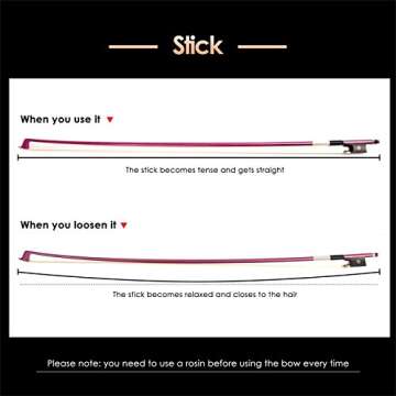 Kmise Carbon Fiber Violin Bow: Lightweight & Durable