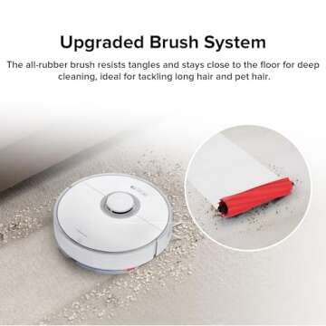 roborock Q7 Max Robot Vacuum and Mop Combo, 30-Level Water Flow Control, 4200Pa Suction, PreciSense LiDAR Navigation, No-Go & No-Mop Zones, App & Voice Control, Ideal for Pet Hair