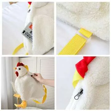 Gupiar Chicken Purse: Adorable Plush Handbag for Women